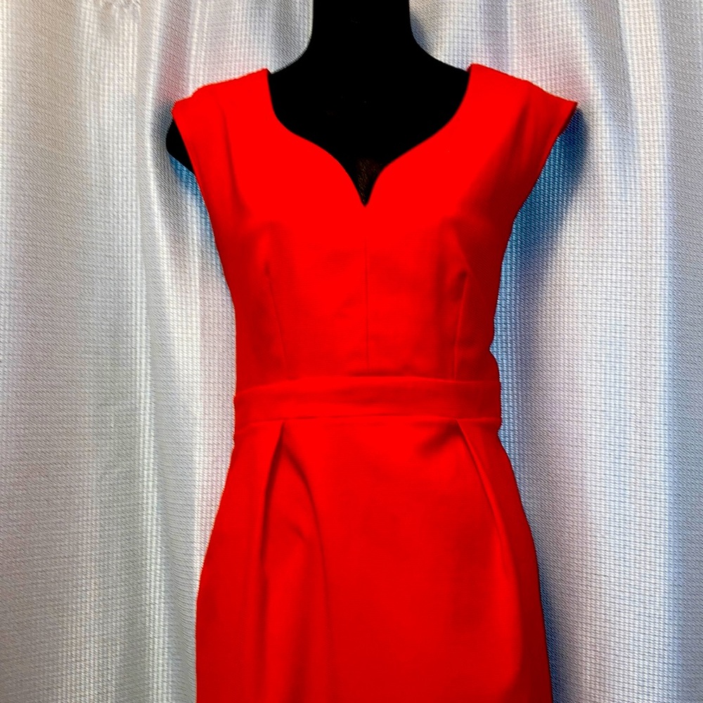 ASOS ribbed dress with sweetheart neckline